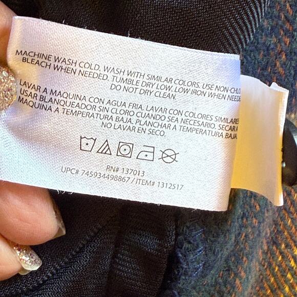 Orvis Plaid Flannel Button Down Shirt W/Side Pockets Size L - Picture 10 of 12